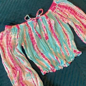 Tie dye crop top